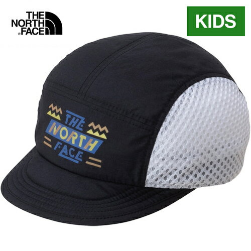 ザ・ノース・フェイス ノースフェイス キッズ 帽子 エニーランパッカブルキャップ Kids' Anyrun Packable Cap ブラック2 NNJ02305 KK