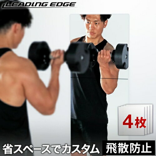 ★20日限定！会員別ポイントUP★リーディングエッジ LEADING EDGE カスタマイズミラー 40×40cm 4枚セット LE-CM40