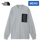 ★最大1,500円OFFクーポン 9/4~9/11★ ★セールsale 11~32%OFF★ ザ・ノース・フェイス ノースフェイス メンズ 長袖Tシャツ ロングスリーブフィールドポケットティー L/S Field Pocket Tee ミックスグレー NT62330 Z