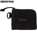 u[tBO BRIEFING z RCp[X MW GENII COIN PURSE MW GENII ubN BRA233A36010001 BLACK