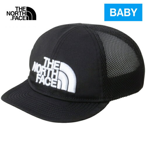 ザ・ノース・フェイス ノースフェイス ベビー 帽子 メッセージメッシュキャップ Baby Message Mesh Cap ブラック NNB02401 K 1