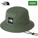 ザ ノース フェイス ノースフェイス キッズ 帽子 メッセージハット K Message Hat タイムグリーン NNJ02408 TG