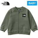 ザ ノース フェイス ノースフェイス ベビー ジャンパー スウェットロゴジャケット B Sweat Logo Jacket タイムグリーン NTB12401 TG