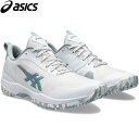 アシックス asics メンズ レディース テニスシューズ プレステージライト 5 オムニ・クレー PRESTIGELYTE 5 OC ホワイト/ラグーン 1043A022 100