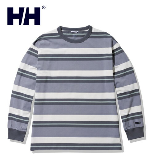 ヘリーハンセン Tシャツ メンズ ヘリーハンセン HELLY HANSEN メンズ 長袖Tシャツ ロングスリーブマルチボーダーティー L/S Multi Border Tee SYグレー HOE32323 SY