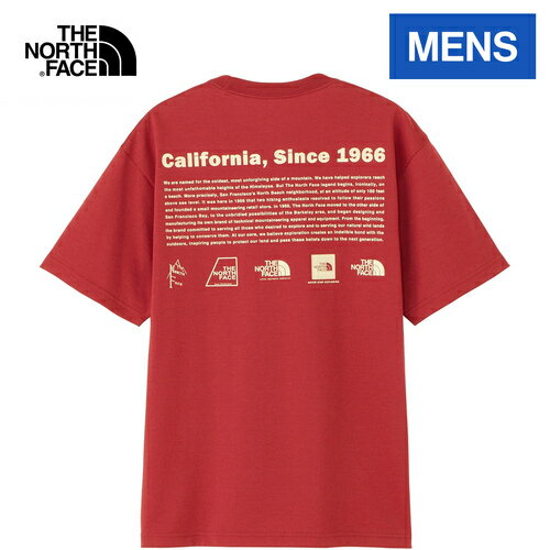 ザ・ノース・フェイス ノースフェイス メンズ 半袖Tシャツ ショートスリーブヒストリカルロゴティー S/S Historical Logo Tee アイアンレッド NT32407 IR