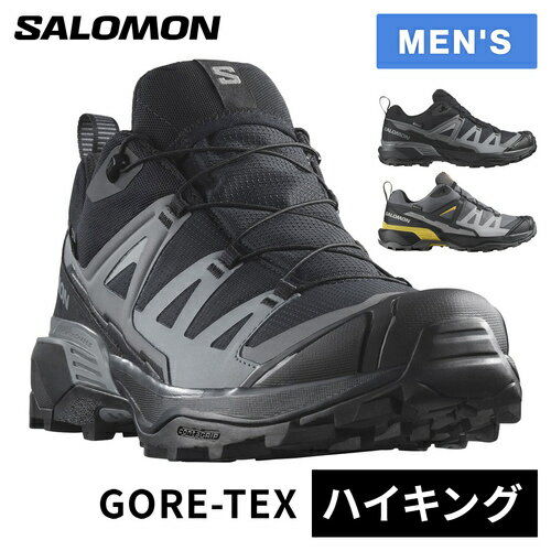 サロモン SALOMON メンズ ハイキングシューズ エックス ウルトラ 360 ゴアテックス X ULTRA 360 GTX ブラック/マグネット L47453200