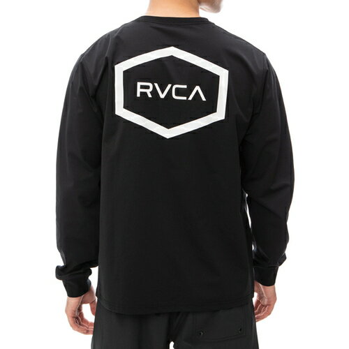 [J RVCA Y wbNX T[t bVK[h HEX SURF LS ubN BE041801 BLK