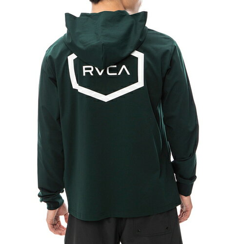 롼 RVCA  إå å奬  աǥ HEX LS SURF HOODIE OGR BE041800