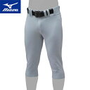 ★セールsale 30％OFF★ ミズノ MIZUNO メンズ レディース 野球ウェア 練習用パンツ ストレッチパンツ ショートフィットタイプ グレー 12JD0F48 05