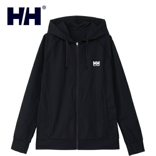 ヘリーハンセン HELLY HANSEN メンズ レディース ロングスリーブフルジップフーディラッシュガード L/S Full-zip Hoodie Rashguard ブラック HH82405 K