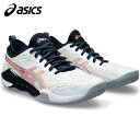 ★5/1-5/12 1000円OFFクーポン★ アシックス asics メンズ レディース ハンドボールシューズ ブラスト FF 3 BLAST FF 3 ホワイト/ピュアブロンズ 1073A069 960