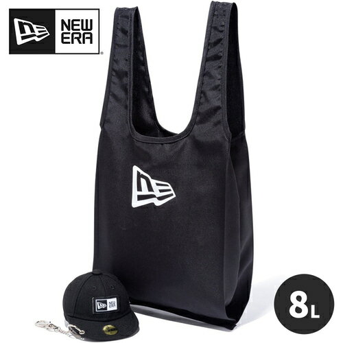 ニューエラ NEW ERA メンズ レディース キャップポーチ エコバッグ 8L ブラック 14132765 BLK