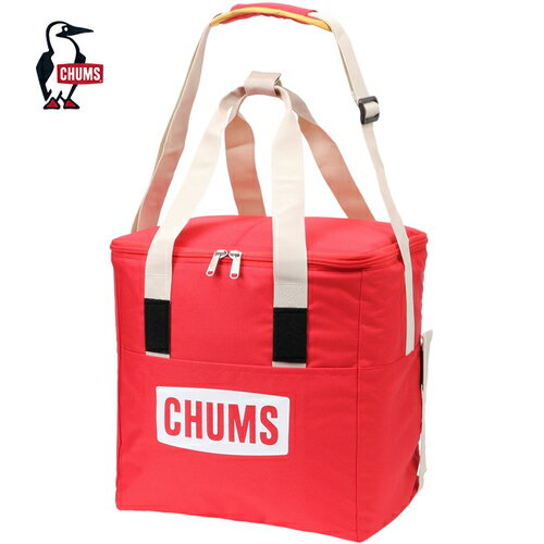 クーラーボックス チャムス ロゴ ソフトクーラーバッグ CHUMS Logo Soft Cooler Bag レッド CH60-3761 R001