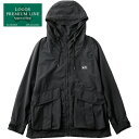 ★セールsale 19%OFF★ ロゴス メンズ ジャケット CAMP LOGOS サプレックスフーデッドブルゾン ブラック