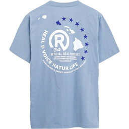 リアルビーボイス RealBvoice メンズ 半袖Tシャツ アイランド スター Tシャツ ISLAND STAR T-SHIRT ブルー 10451-11799 bu