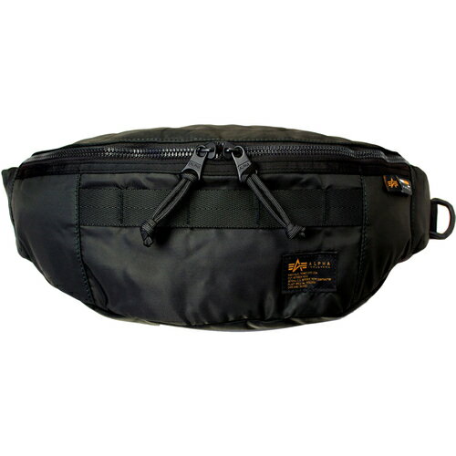 アルファインダストリーズ ALPHA INDUSTRIES TZ1082 ウエストバッグ WAIST BAG ブラック 6600710 BLK 1