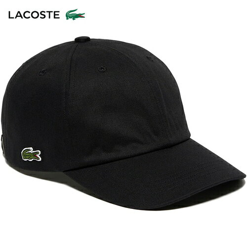 ラコステ ラコステ LACOSTE メンズ フロントブランク6パネルキャップ SIDE CROCODILE CAP ブラック RK010J-99 031