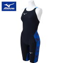 ミズノ MIZUNO レディース 競泳水着 競泳用GX・SONIC 6 CR ハーフスーツ ブルー N2MGB702 22