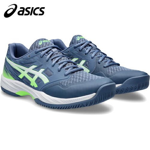 アシックス asics メンズ バドミントンシューズ ゲルコート ハンター 3 GEL-COURT HUNTER 3 デニムブルー/ライムバースト 1071A088 402