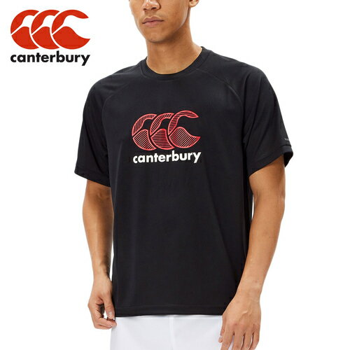 カンタベリー CANTERBURY メンズ ラグビーウェア シャツ トレーニングティー TRAINING TEE ブラック RG34007 19