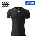 カンタベリー CANTERBURY メンズ ラグビー アンダーウェア ショートスリーブ ベースレイヤー S/S BASELAYER ブラック RG34041 1...