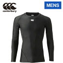 カンタベリー CANTERBURY メンズ ラグビー アンダーウェア ロングスリーブ ベースレイヤー L/S BASELAYER ブラック RG44029 19