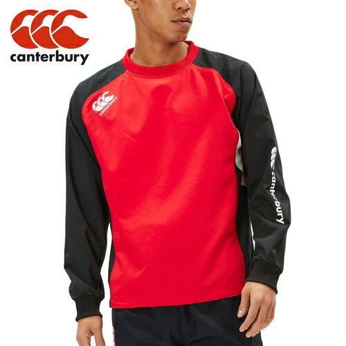 カンタベリー CANTERBURY メンズ ラグビーウェア シャツ プラクティスプルオーバー PRACTICE PULLOVER レッド RG73703 RD