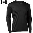 アンダーアーマー UNDER ARMOUR メンズ レディース チーム ロングスリーブ シャツ TEAM LONG SLEEVE SHIRT ブラック 1375590 001