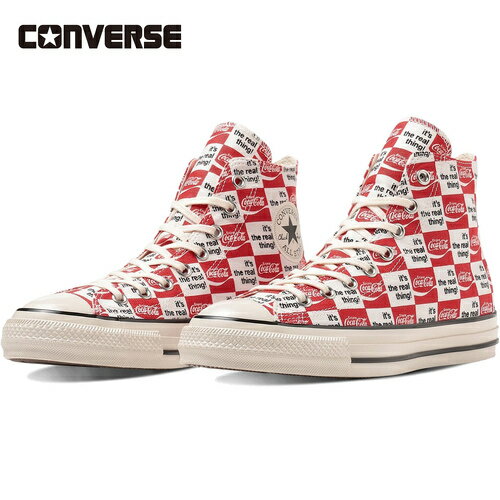 コンバース CONVERSE メンズ レディース スニーカー オールスター US コカ・コーラ CK ハイカット ALL STAR US Coca-Cola CK HI レッド/ホワイト 31312060