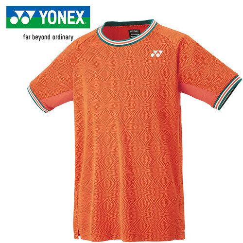 ヨネックス YONEX メンズ レディース ユニゲームシャツ(フィットスタイル) ブライトオレンジ 10560 160