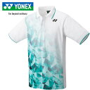 ヨネックス YONEX メンズ レディース ユニゲームシャツ ホワイト 10601 011