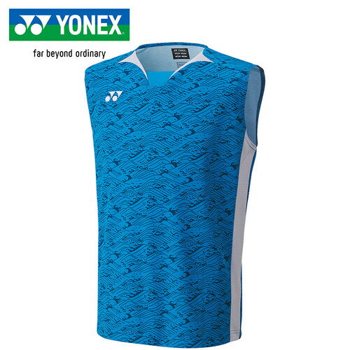 ヨネックス YONEX メンズ ゲームシャツ(ノースリーブ) ブルー 10614 002 ヨネックス YONEX メンズ ゲームシャツ(ノースリーブ) ブルー 10614 002