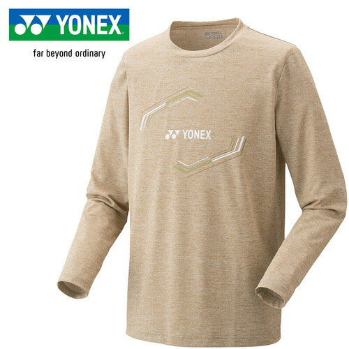 ヨネックス YONEX メンズ レディース ユニロングスリーブTシャツ サンドベージュ 16709 194 ヨネックス YONEX メンズ レディース ユニロングスリーブTシャツ サンドベージュ 16709 194