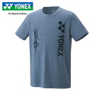 ヨネックス YONEX メンズ レディース ユニTシャツ(フィットスタイル) ネイビーブルー 16710 019