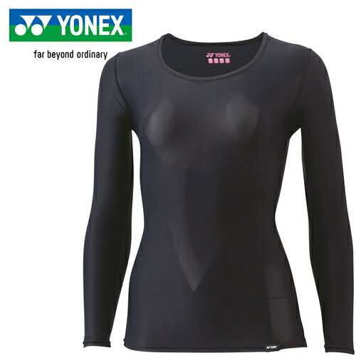 ヨネックス YONEX レディース バドミントン アンダーウェア ウィメンズUネック長袖シャツ ブラック STBA1513 007 ヨネックス YONEX レディース バドミントン アンダーウェア ウィメンズUネック長袖シャツ ブラック STBA1513 007
