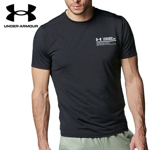 アンダーアーマー UNDER ARMOUR メンズ アイソチル ショートスリーブTシャツ ブラック 1384793 001