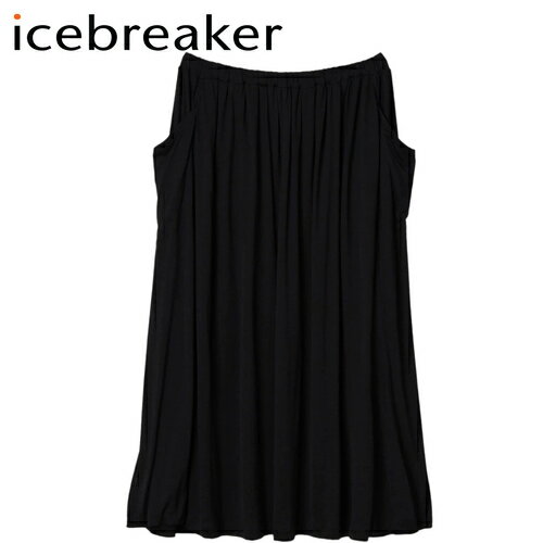 アイスブレーカー icebreaker レディース 125 クールライト スカート W 125 CL SKIRT ブラック IBW22370 K