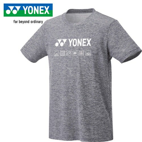 ヨネックス YONEX メンズ レディース ドライTシャツ フィットスタイル ネイビーブルー 16716 019
