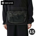 ★セールsale 18%OFF★ スノーピーク snowpeak トランジット ウエストバッグ Transit Waist Bag ブラック AC-24AU41...