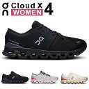 オン On レディース ランニングシューズ クラウド X 4 Cloud X 4 ブラック/エクリプス 3WE30070106 Black | Eclipse