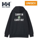 ヘリー・ハンセン HELLY HANSEN メンズ レディース パーカー HHアングラースウェットパーカ HHANGLER SWEAT PK ブラック HH32...