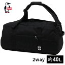 ★セールsale 12%OFF★ ボストンバッグ リサイクル チャムス 2way ボストン Recycle CHUMS 2way Boston ブラック CH6...