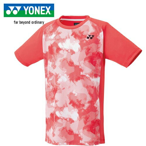 ヨネックス YONEX キッズ ジュニアゲームシャツ パールレッド 10575J 321 ヨネックス YONEX キッズ ジュニアゲームシャツ パールレッド 10575J 321