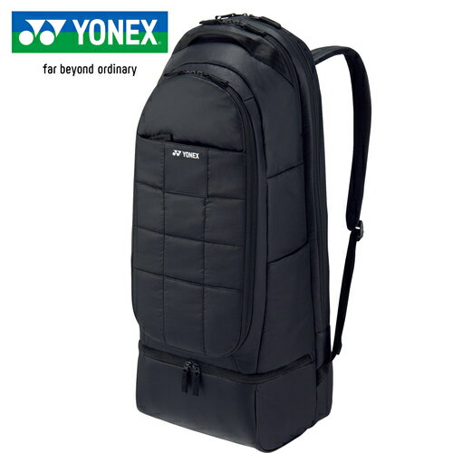 ヨネックス YONEX バドミントン ファングッズ バッグ ラケットバックパック ブラック BAG2469 007 ヨネックス YONEX バドミントン ファングッズ バッグ ラケットバックパック ブラック BAG2469 007