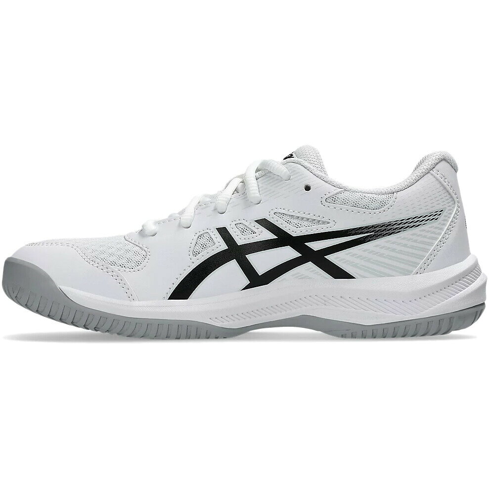 �����å��� asics ���å� �Х졼�ܡ��륷�塼�� ���åץ����� 6 GS UPCOURT 6 GS �ۥ磻��/�֥�å� 1074A045 101