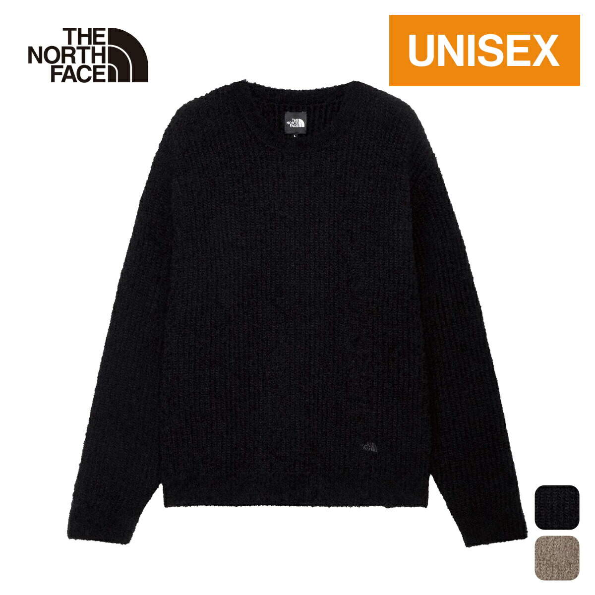 ザ・ノース・フェイス ノースフェイス メンズ レディース セーター オルタナティブフェザークルー ALTN FEATHER CREW ブラック/フォールンロック...