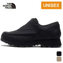 ★最大1,500円OFFクーポン 8/15~8/20★ザ・ノース・フェイス ノースフェイス メンズ レディース アウトドアシューズ ホーンド ジップ モカシン ゴアテックス TNFブラック/ルーシドベージュ NF52447 ローカットシューズ 厚底靴 ゴアテックス 防水 スニーカー スリッポン