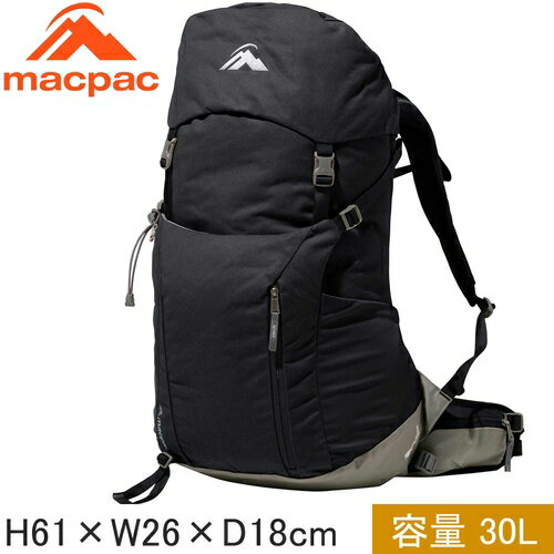 ★セールsale 27％OFF★ マックパック macpac メンズ レディース バックパック ウェカ30 Weka 30 ブラック MM62002 K