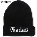 ★セールsale 16%OFF★ サイラス SILAS メンズ ニット帽 ブラックレター ビーニー BLACKLETTER BEANIE ブラック 110243...